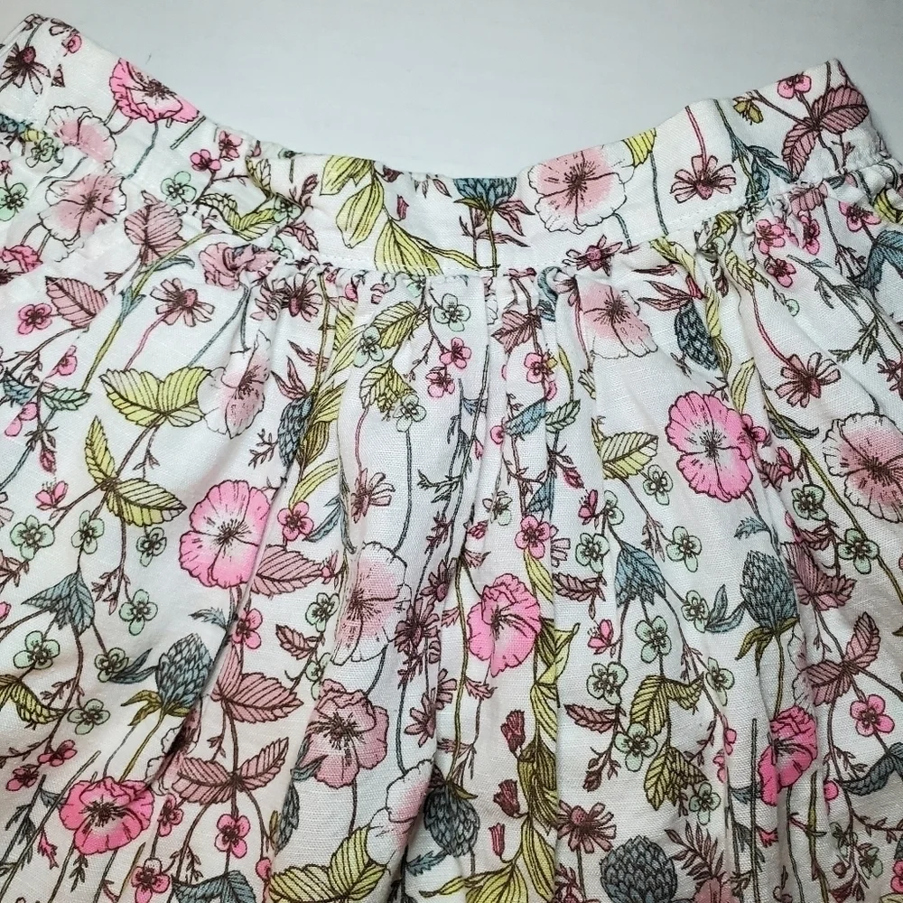 Gap Kids M Lined linen/cotton Blend Skirt Sz M